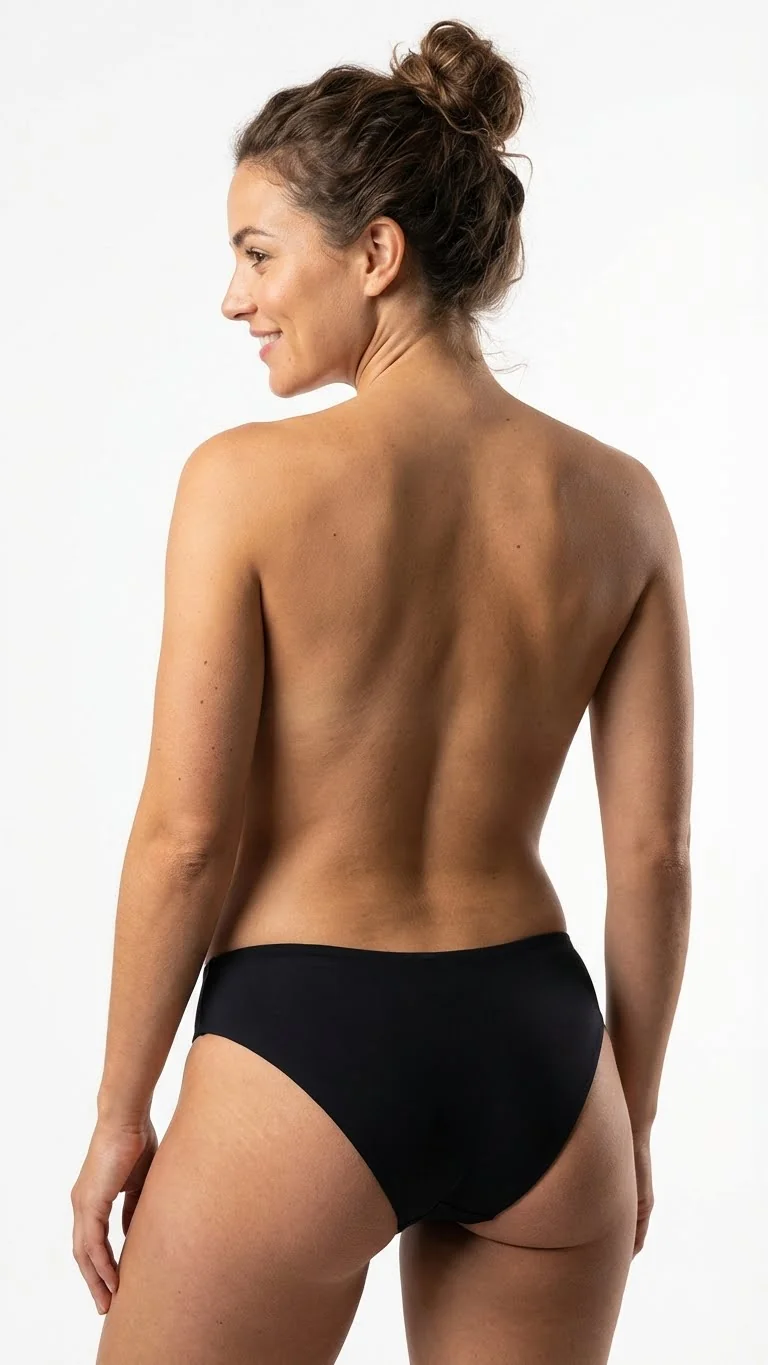 DOMİNANT İz Yapmayan Siyah Kadın Boxer - Ek Detay Görünüm